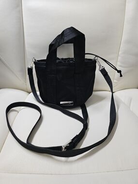 PINK Victoria's Secret Black Mini Tote Crossbody
